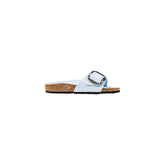 Blue Artificial Leather Sandals