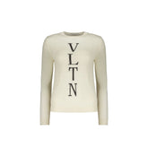 Beige Virgin Wool Sweatshirt