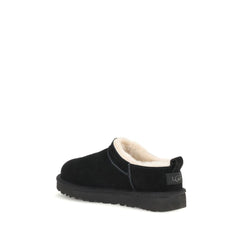 جزمة جلدية سوداء للكاحل