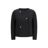 Black Triacetate Coat