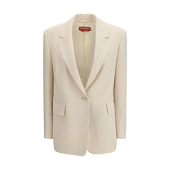 Beige Triacetate Blazer