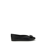 Black Calf Leather Bos Taurus Ballet Flats