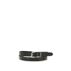 Black Cotton Regular Belt