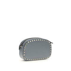 حقيبة كتف من جلد العجل الأزرق برج الثور