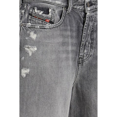 Gray Cotton Bermuda Shorts