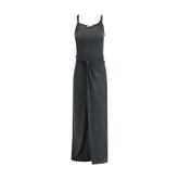 Gray Modal Casual Dress