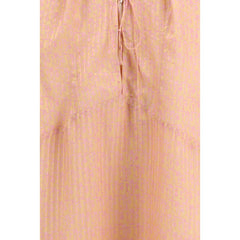 فستان كاجوال متعدد الألوان من الحرير