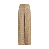 Multicolor Viscose Casual Pants