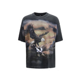 تي شيرت قطن متعدد الألوان