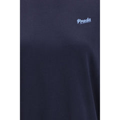 Blue Silk Sweatshirt