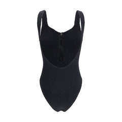 Black Polyamide One-Piece Swimsuit