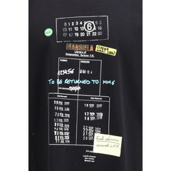 تي شيرت قطن أسود