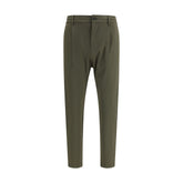 Bicolor Polyester Casual Pants