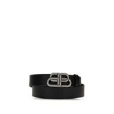 Black Calf Leather Bos Taurus Belt