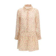 Multicolor Ramie Casual Dress