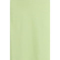 Bicolor Silk Long Skirt