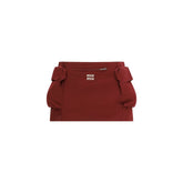 Bordeaux Cotton Mini Skirt