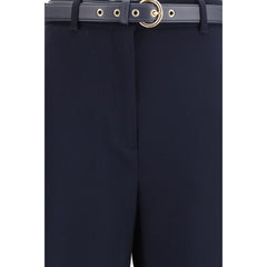Blue Triacetate Casual Pants