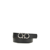 Black Calf Leather Bos Taurus Belt