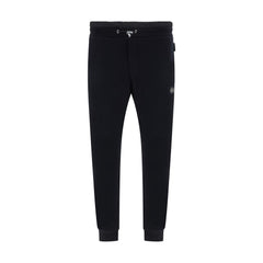 Black Cotton Joggers (Workout Pants)