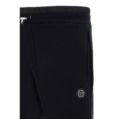 Black Cotton Joggers (Workout Pants)