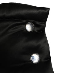 Black Polyester Whole Head Wrap Capello Hat