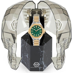 ساعة فاخرة من الفولاذ المقاوم للصدأ باللون الذهبي