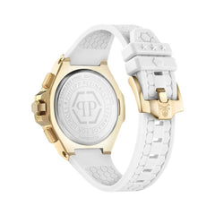 White Synthetic Dress Watch