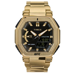 Gold Stainless Steel Sport Watch