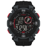 Black Rubber Sport Watch
