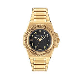 Gold Stainless Steel Dress Watch