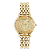 Gold Stainless Steel Dress Watch