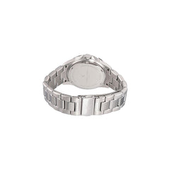 ساعة فاخرة من الفولاذ المقاوم للصدأ باللون الرمادي