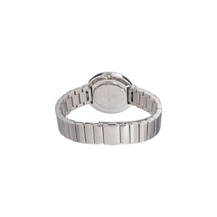 ساعة فاخرة من الفولاذ المقاوم للصدأ باللون الرمادي