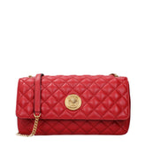 Red Leather Shoulder Bag