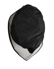 Men Black Plastic Fisherman Bucket Capello Hat