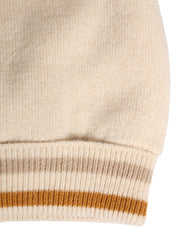 Beige Cashmere Knitted Women Winter Beanie Hat