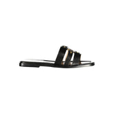Black Leather Women's Sandal
