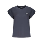 Blue Organic Cotton Women T-Shirt