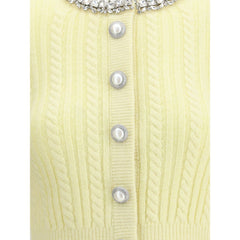 Bicolor Polyamide Cardigan