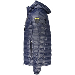 سترة رجالية من البولي أميد الأزرق