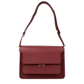 Red Leather Shoulder Bag