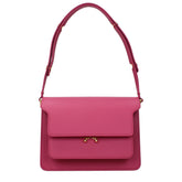 Pink Leather Shoulder Bag