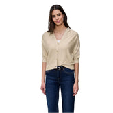 Beige Viscose Cardigan