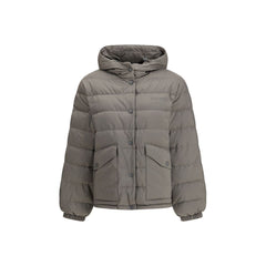 Gray Recycled Polyester Coat