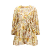 Bicolor Cotton Casual Dress