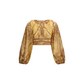 Bicolor Cotton Blouse
