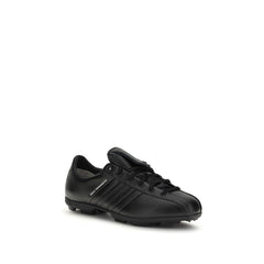 Black Calf Leather Bos Taurus Athletic Sneakers