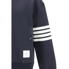 Blue Viscose Bomber