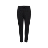 Black Viscose Casual Pants